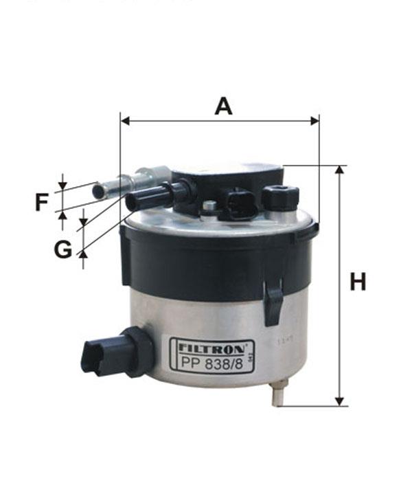Filtron PP 838/8 Fuel filter PP8388