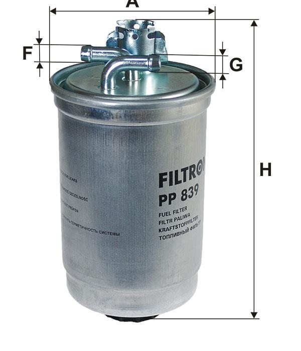 Fuel filter Filtron PP 839