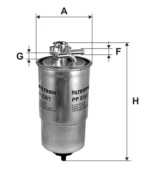 Filtron Fuel filter – price 41 PLN