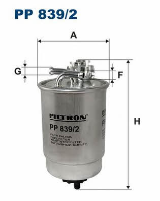 Fuel filter Filtron PP 839/2