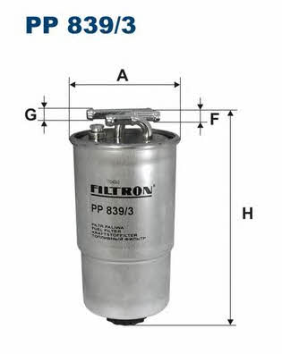 Fuel filter Filtron PP 839/3