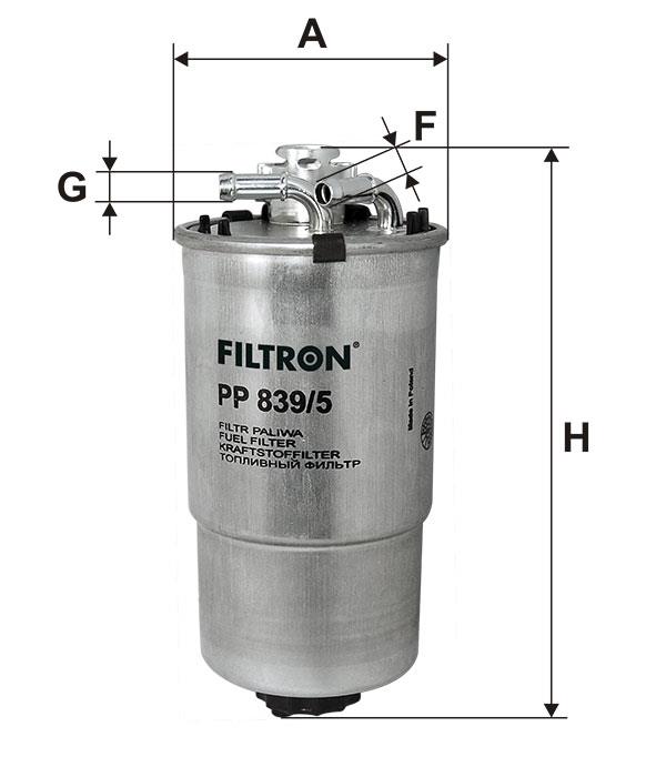 Fuel filter Filtron PP 839/5