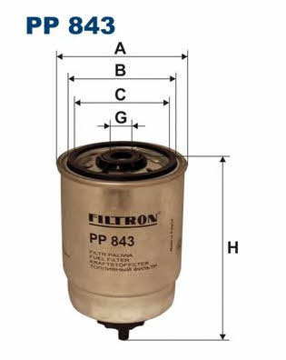 Fuel filter Filtron PP 843
