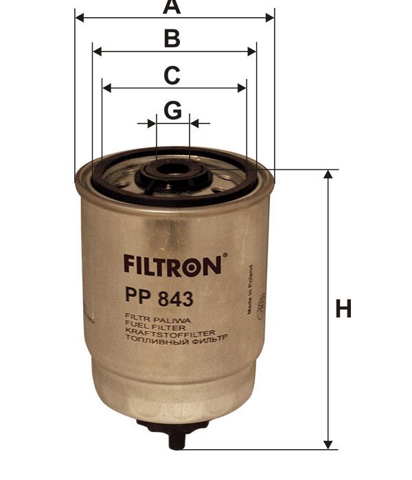 Fuel filter Filtron PP 843