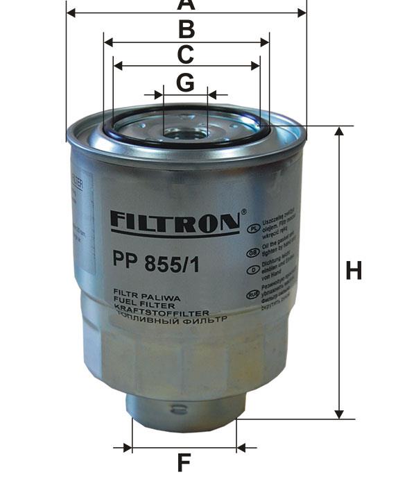 Fuel filter Filtron PP 855&#x2F;1