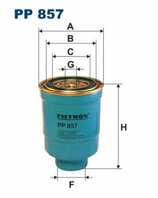 Fuel filter Filtron PP 857
