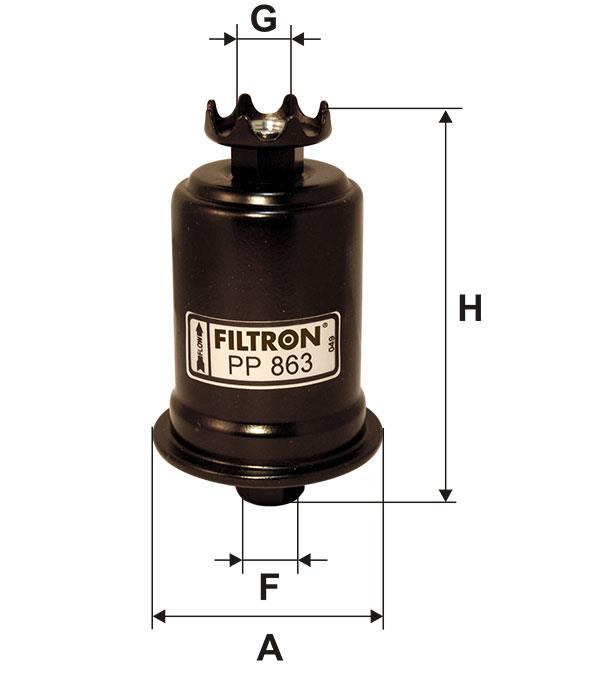 Fuel filter Filtron PP 863