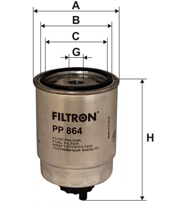 Fuel filter Filtron PP 864