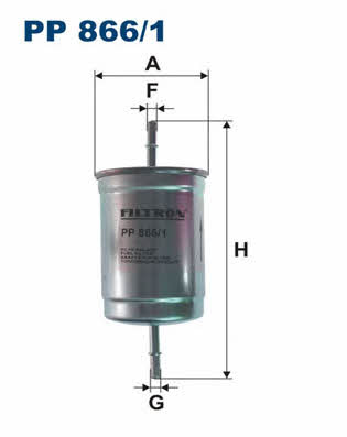 Fuel filter Filtron PP 866/1
