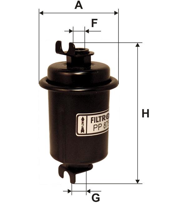 Fuel filter Filtron PP875