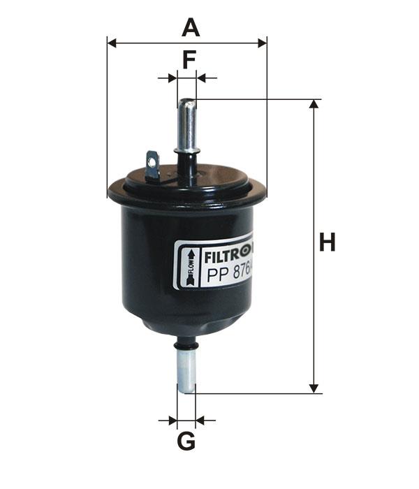 Fuel filter Filtron PP 876/4