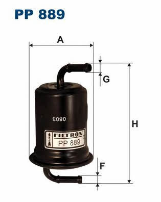 Fuel filter Filtron PP 889