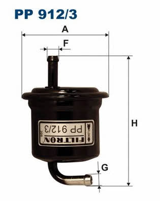 Fuel filter Filtron PP 912/3