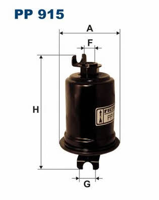 Fuel filter Filtron PP 915