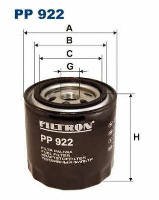 Fuel filter Filtron PP 922