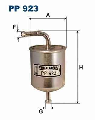 Filtron PP923 Fuel filter PP923