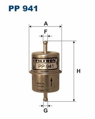 Filtron PP941 Fuel filter PP941