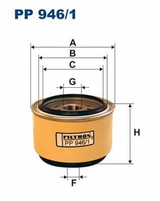 Fuel filter Filtron PP 946/1