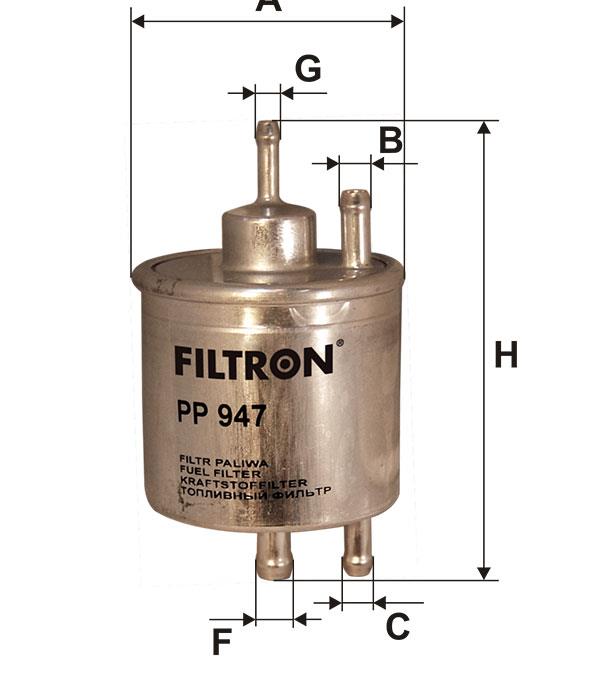 Fuel filter Filtron PP 947