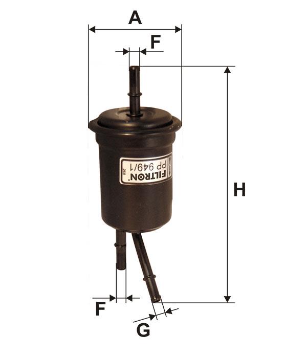 Fuel filter Filtron PP 949/1