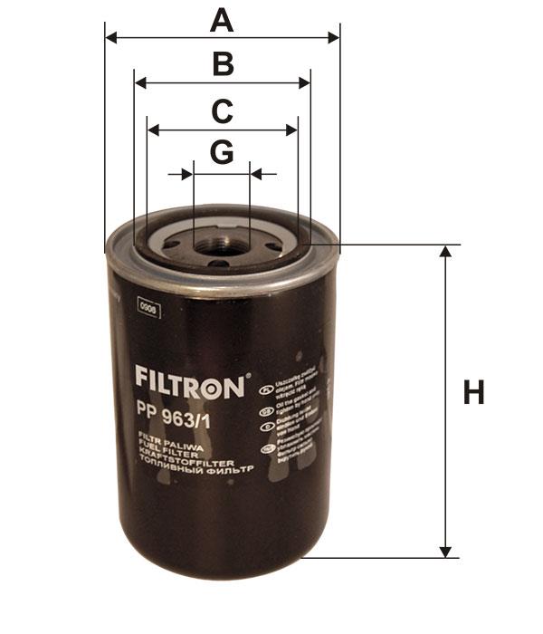Fuel filter Filtron PP 963&#x2F;1