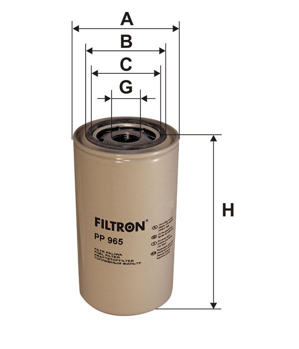 Fuel filter Filtron PP 965
