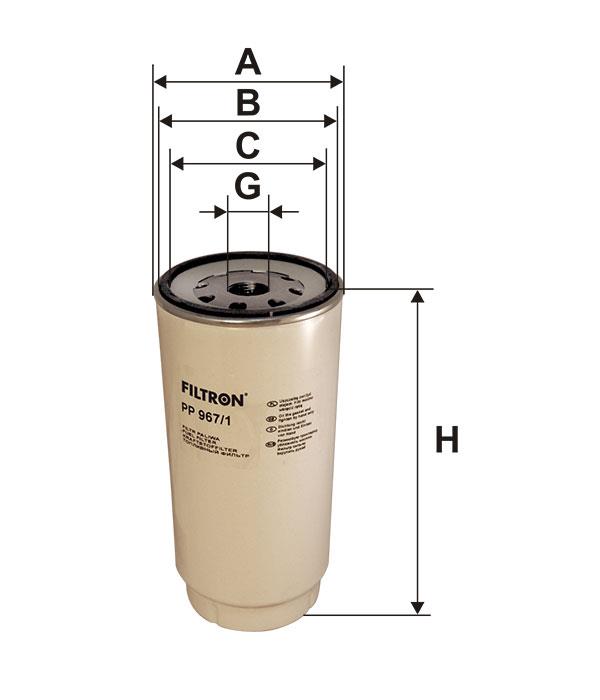 Fuel filter Filtron PP 967/1
