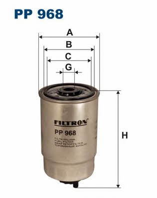 Fuel filter Filtron PP 968