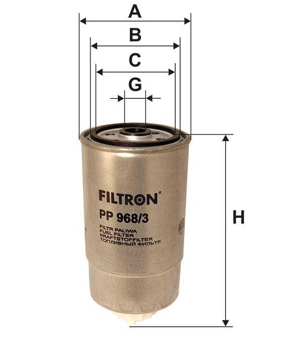 Fuel filter Filtron PP 968&#x2F;3