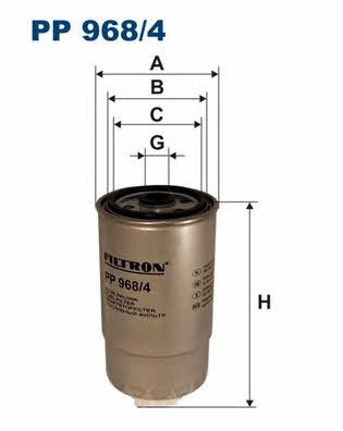Fuel filter Filtron PP 968/4
