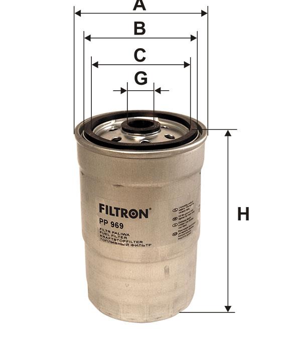 Fuel filter Filtron PP 969