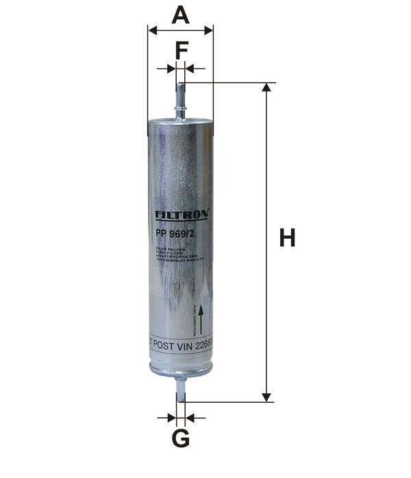 Fuel filter Filtron PP 969&#x2F;2