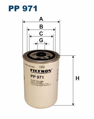Fuel filter Filtron PP 971