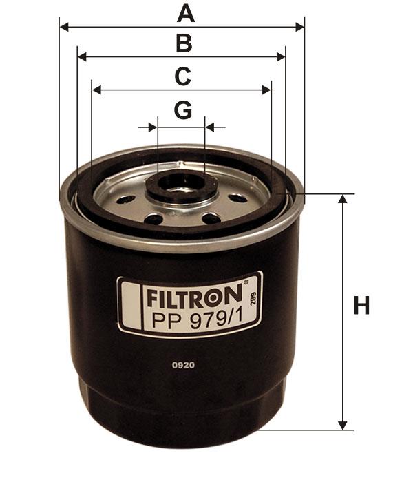 Fuel filter Filtron PP 979/1