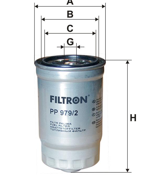 Fuel filter Filtron PP 979&#x2F;2