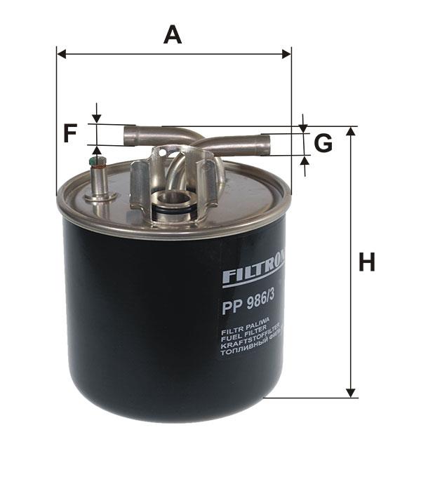Fuel filter Filtron PP 986&#x2F;3