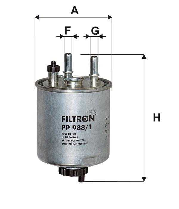 Fuel filter Filtron PP 988/1