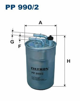 Fuel filter Filtron PP 990/2