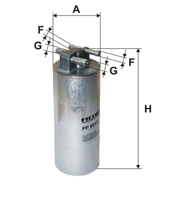 Fuel filter Filtron PP 991/2