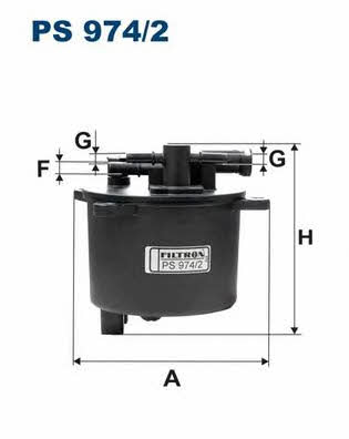 Fuel filter Filtron PS 974/2