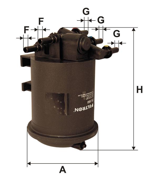 Fuel filter Filtron PS 980