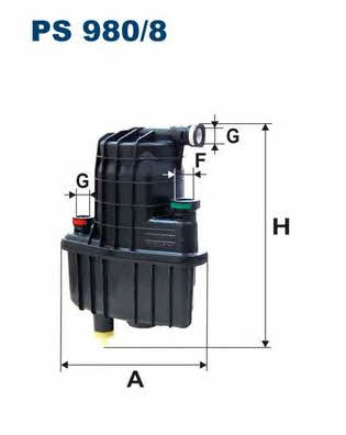 Fuel filter Filtron PS 980/8
