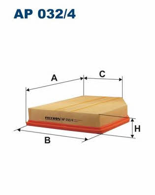 Air filter Filtron AP 032/4