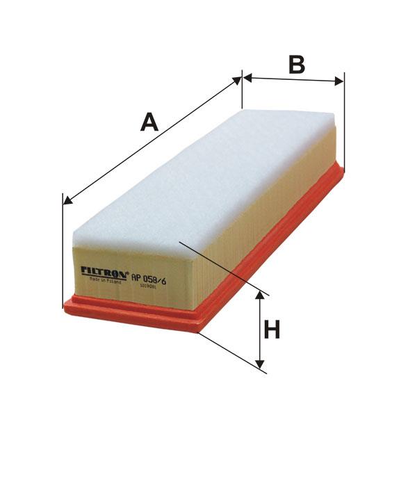 Air filter Filtron AP 058/6