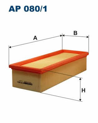 Air filter Filtron AP 080/1