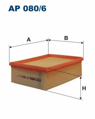 Air filter Filtron AP 080/6