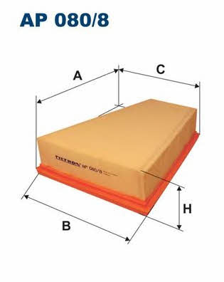 Air filter Filtron AP 080/8