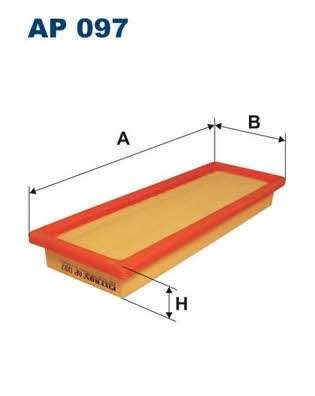 Air filter Filtron AP 097