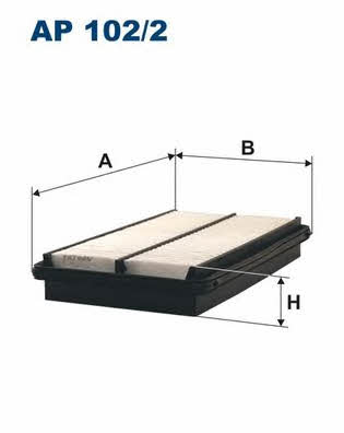 Air filter Filtron AP 102/2
