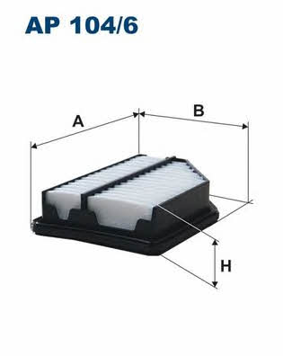 Air filter Filtron AP 104/6